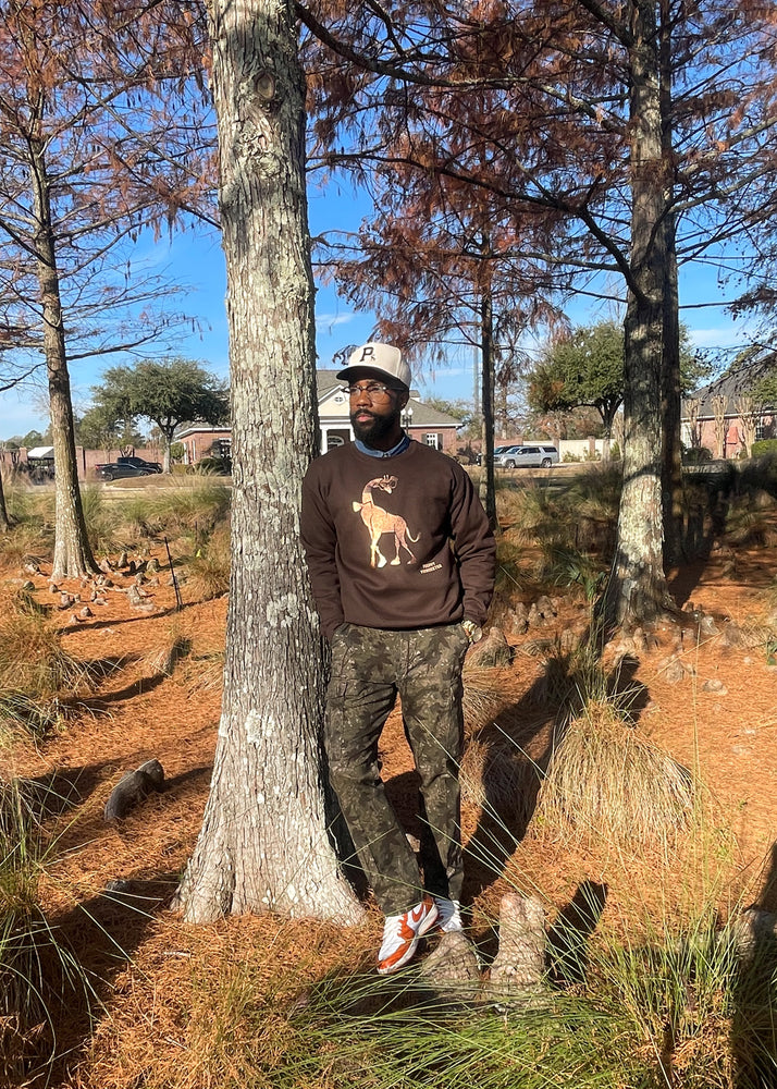 Oversized Logo Fleece Crewneck - Gumbo