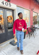 Signature Logo Fleece Crewneck - Cranberry Spice Roll